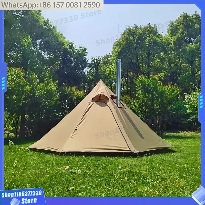 Lightweight Hot Tent Tent with Standing Room for Hunting Family Backpacking Camping Hiking