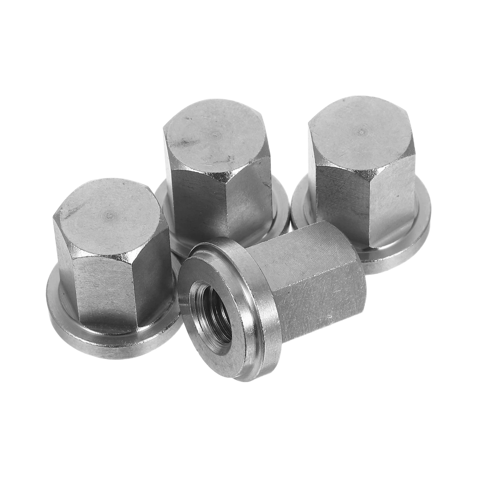 

4pcs 3/8 Terminal Nuts Stainless Steel Closed Heavy-Duty Automotive Post Nut Replacement Truck Car Accessories