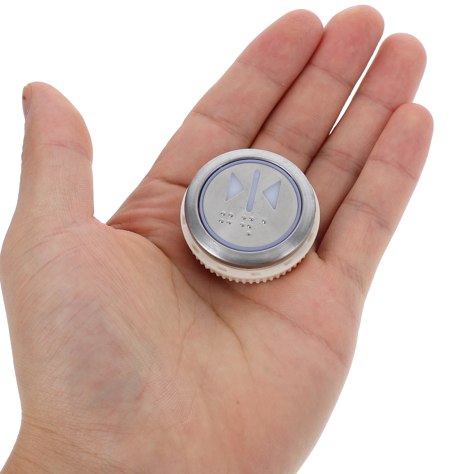 

2pcs Elevator Button Accessories Stainless Steel Round Push Button For Lift Panels Easy Installation Replacement Parts