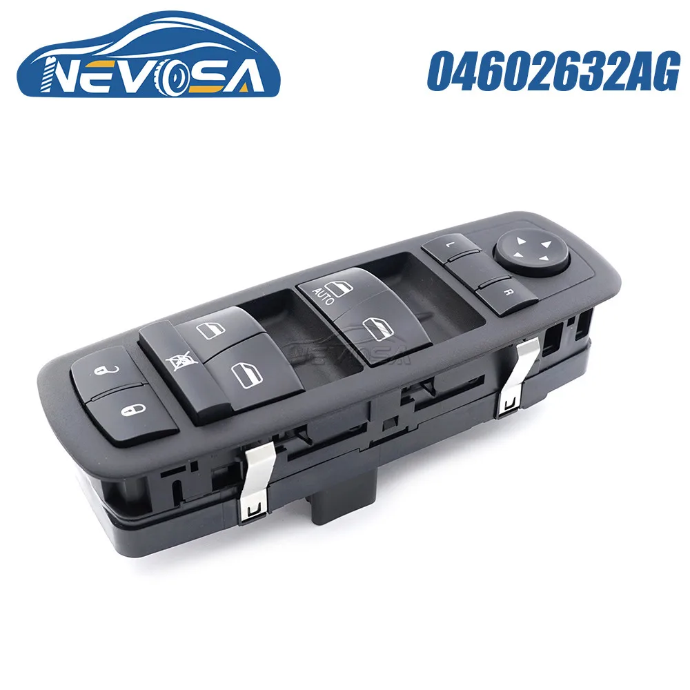 

NEVOSA 04602632AG For Dodge Journey Nitro Jeep Liberty 2015 2016 2017 Left Driver Car Lifter Window Switch 04602632AC 68084001AB