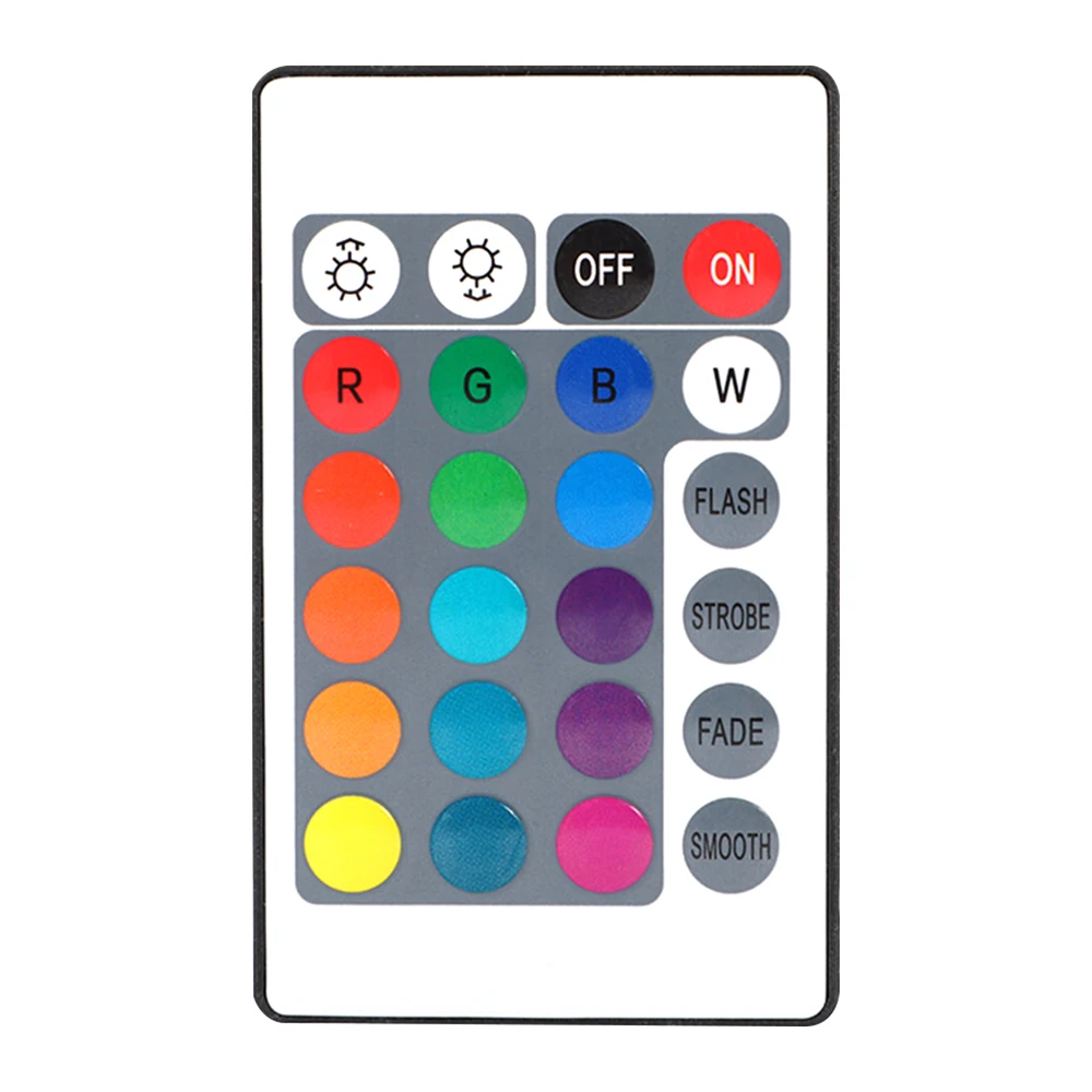 24 Keys IR Infrared Remote Controller for W28 Series RGB LED Lamp Universal IR Extender Lighting Control Without Battery