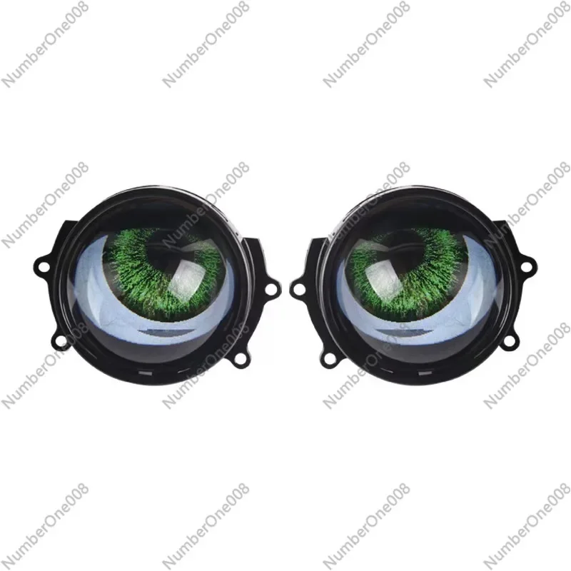 New Car Dynamic Devil Eye Light LED Lens Modification Eagle Eye Light 3 Inch 12V Multi-mode Modification