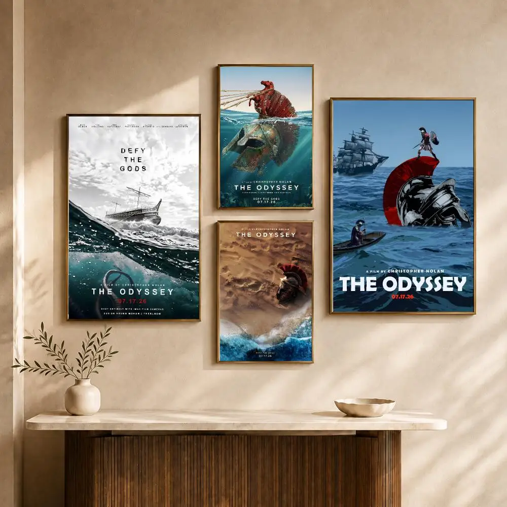 Books The Odyssey Greek Epic Poster PP Decorative Poster Water-Resistant Print Apartment Dorm Office Cafe Gift