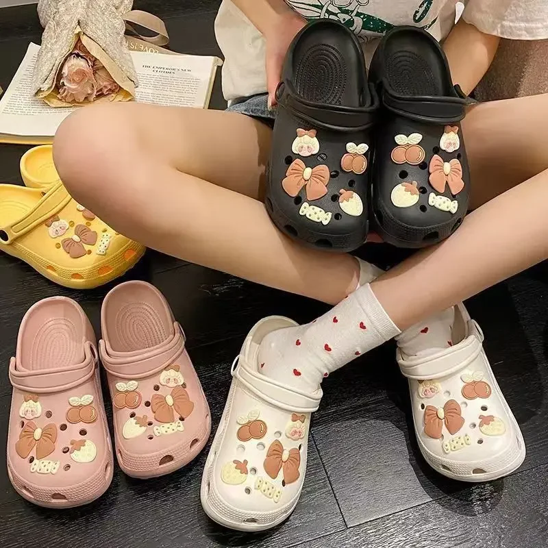 

2024 Fashion Sandals Waterproof Slippers Women Shoes Summer Outdoor Slides Soft Sole Garden Shoes Indoor Nursing Clogs Sandals