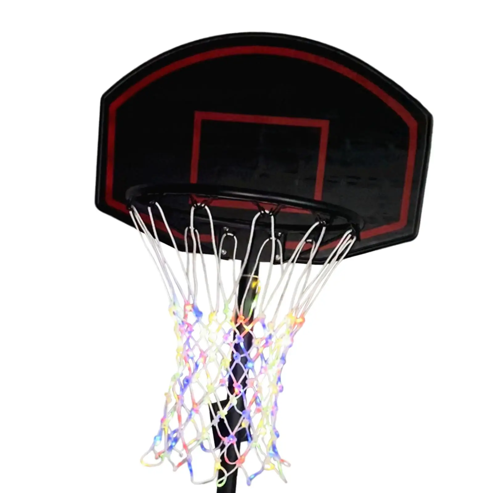 Outdoor Luminous Nightlight Basketball Net Basketball Rim LED Light for Backyard Outside Outdoor game Basketball Training