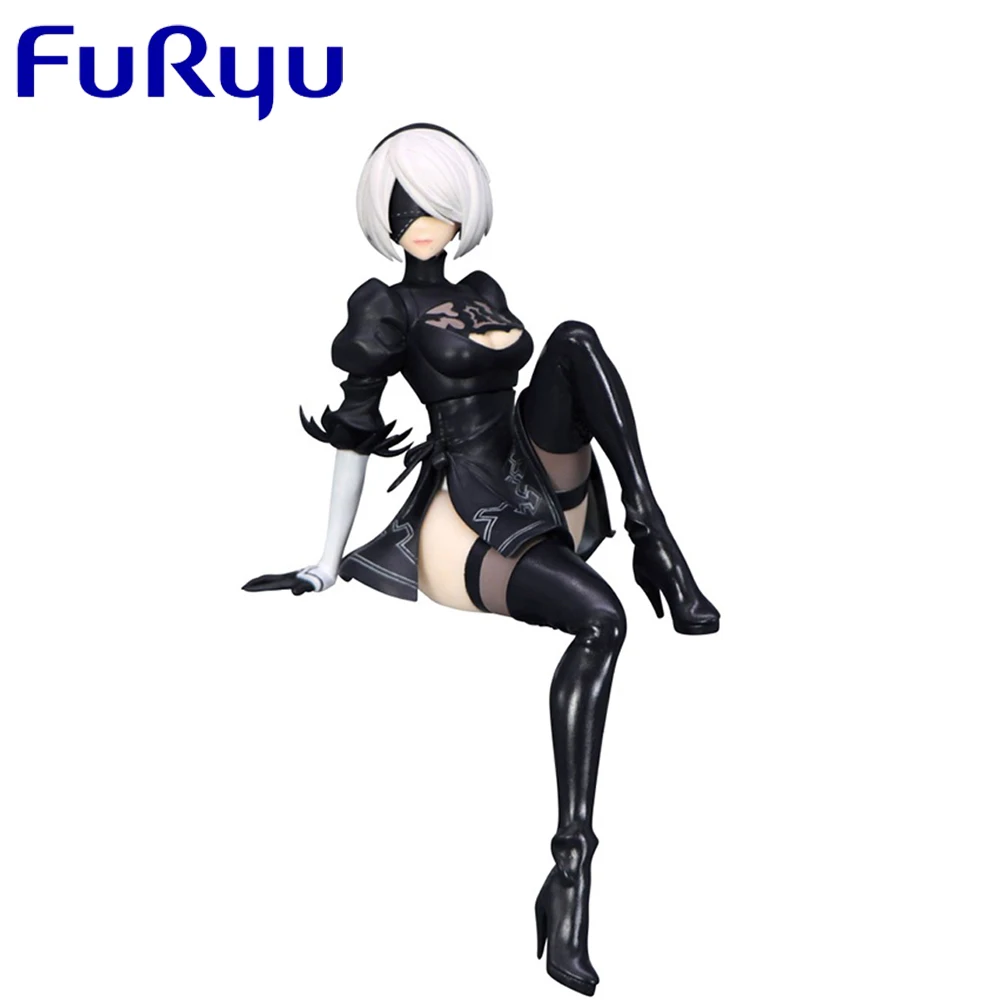 

В наличии Furyu Оригинальная фигурка лапши Nier: Automata 2B аниме игровые Фигурки Коллекционная модель игрушек настольная Декорация