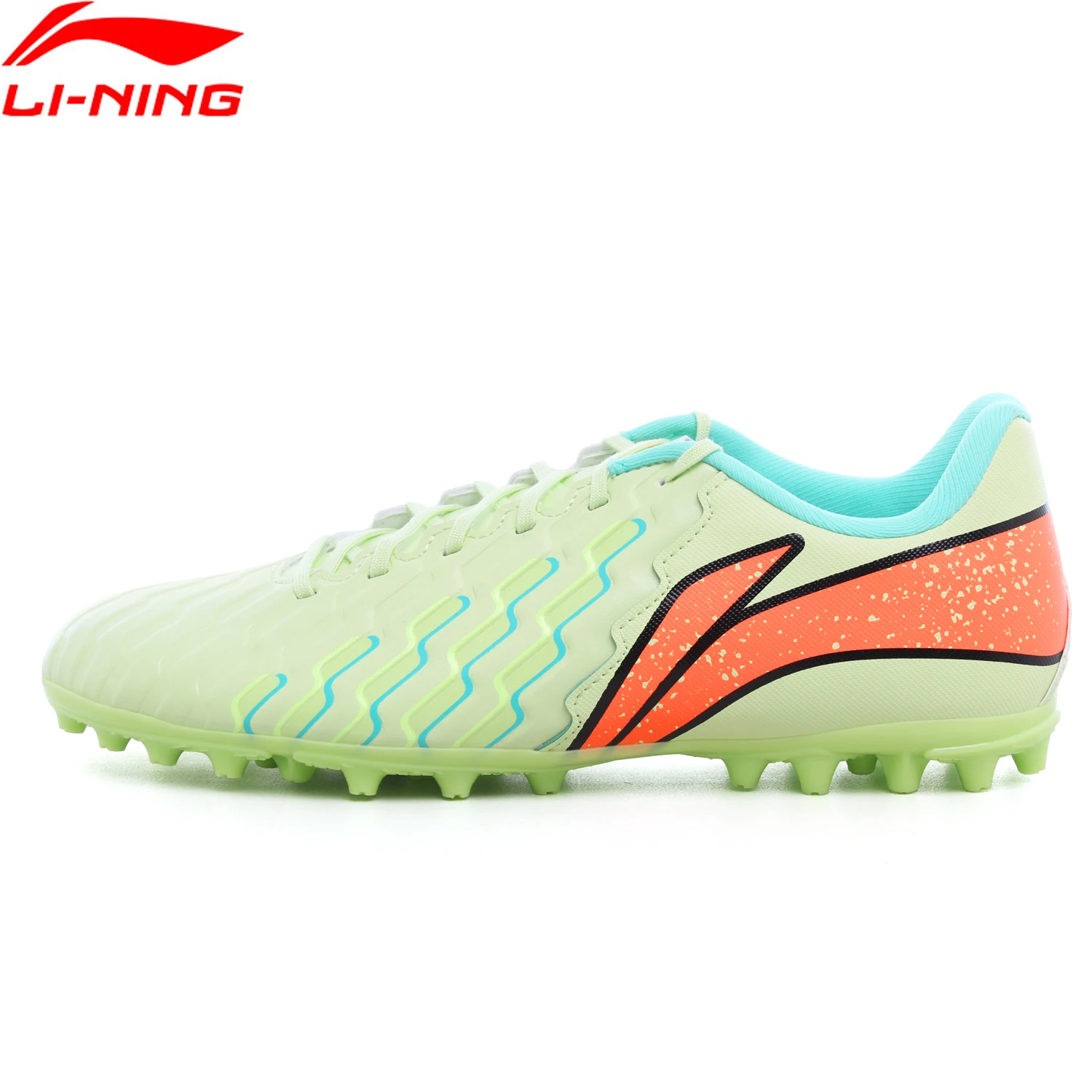 

Li-Ning Men's Football Soccer Shoes AG Ground Wearable Anti-Slippery Sport Shoes LINING Footwear Comfortable Sneakers YSFU005