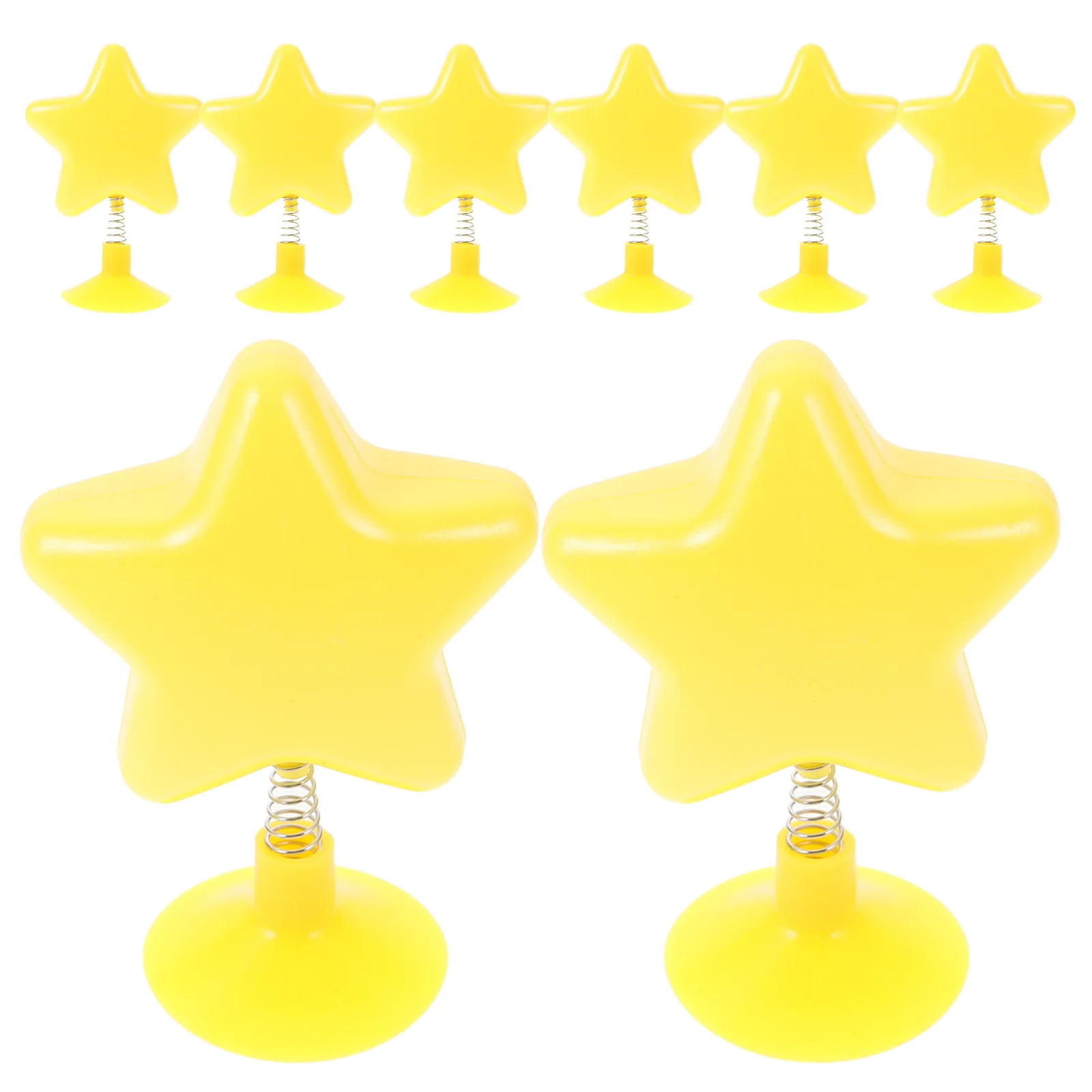 

8 шт., украшение-топпер, милый желтый качающийся звездный орнамент, забавный весенний аксессуар, велосипед, мотоцикл, сноуборд, шлемы