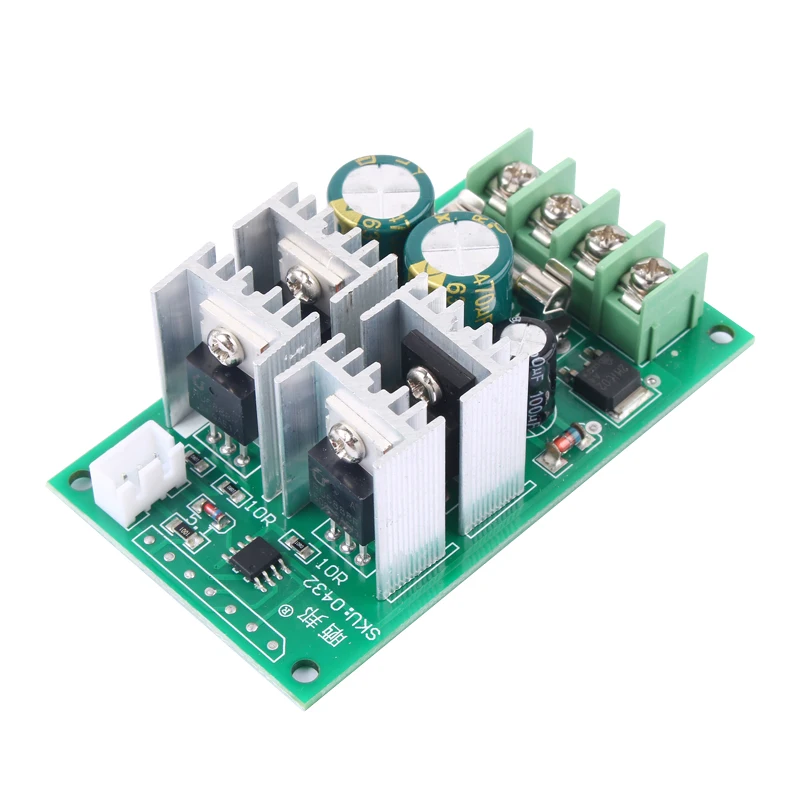 PWM DC Motor Speed Regulator 12V24V 48V60V Supports PLC Analog 0-5V Microcontroller Control