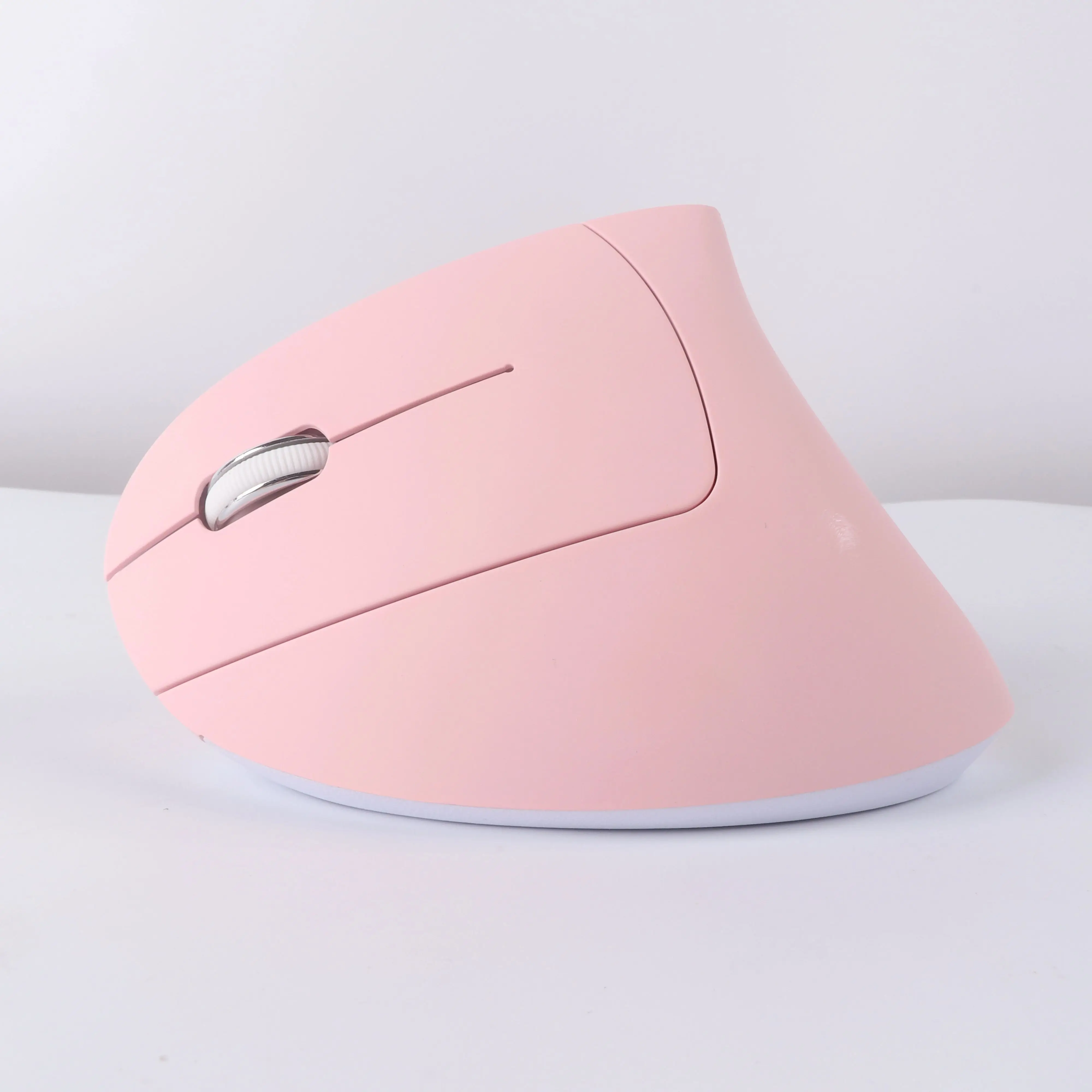 Mouse verticale wireless per mano sinistra 2.4G Design ergonomico Mouse da gioco USB portatili optoelettronici ad alta precisione per PC e laptop