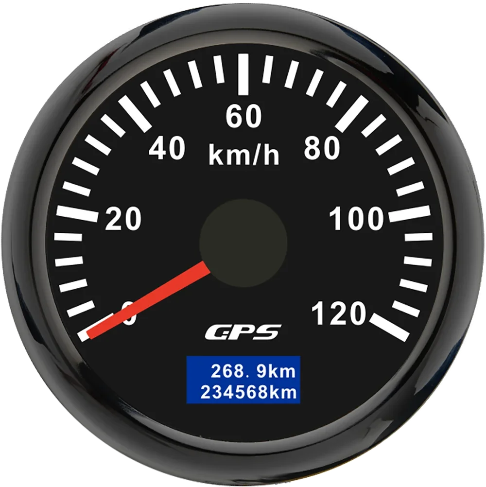 30/60/80/120/200 Km/h GPS Snelheidsmeter 52 MM Auto Vrachtwagen Snelheidsmeter meter Met GPS Antenne Met 7 Kleur Backlight 9-32 V