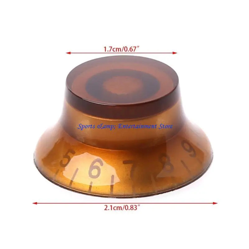 

G7NF 1pc Knob Button Guitar Tone Volume Control For LP Guitar Parts Coffee