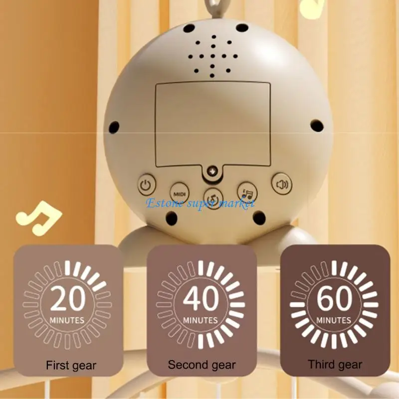 090B Giostrina interattiva per bambini Musica MIDI azionata a Sviluppo visivo rotante