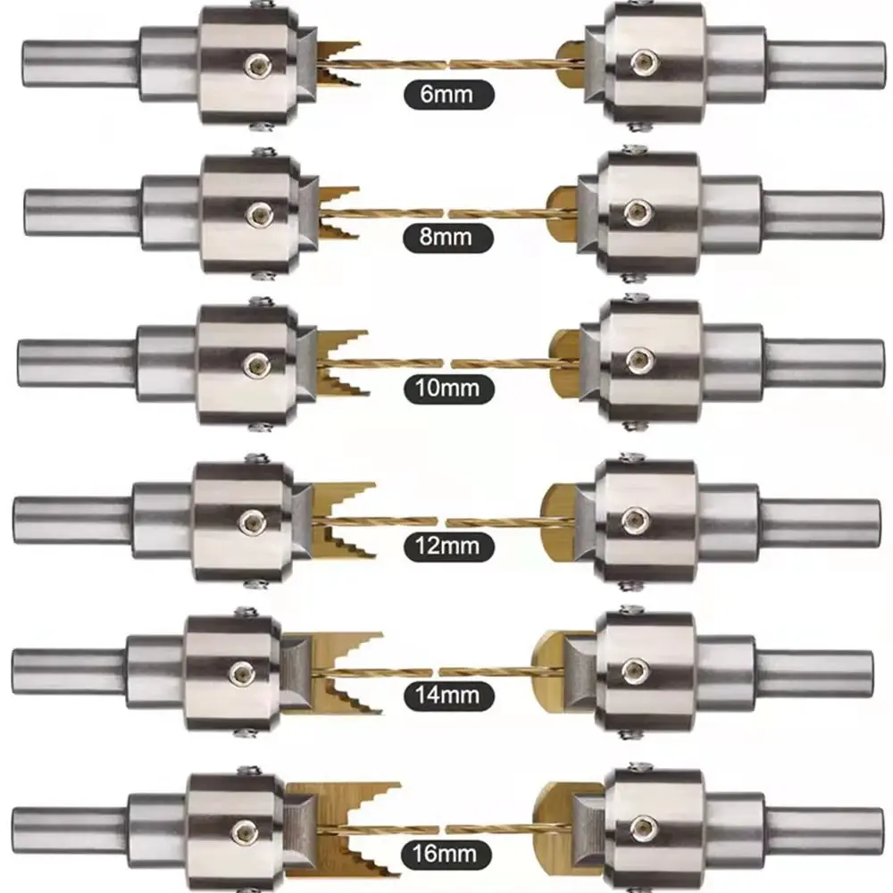 Wooden Drill Bit Wood Bead Maker Woodworking Milling Cutter Blade Molding Tools for Making 4-Layer Pagoda BeadsWooden Beads Dril