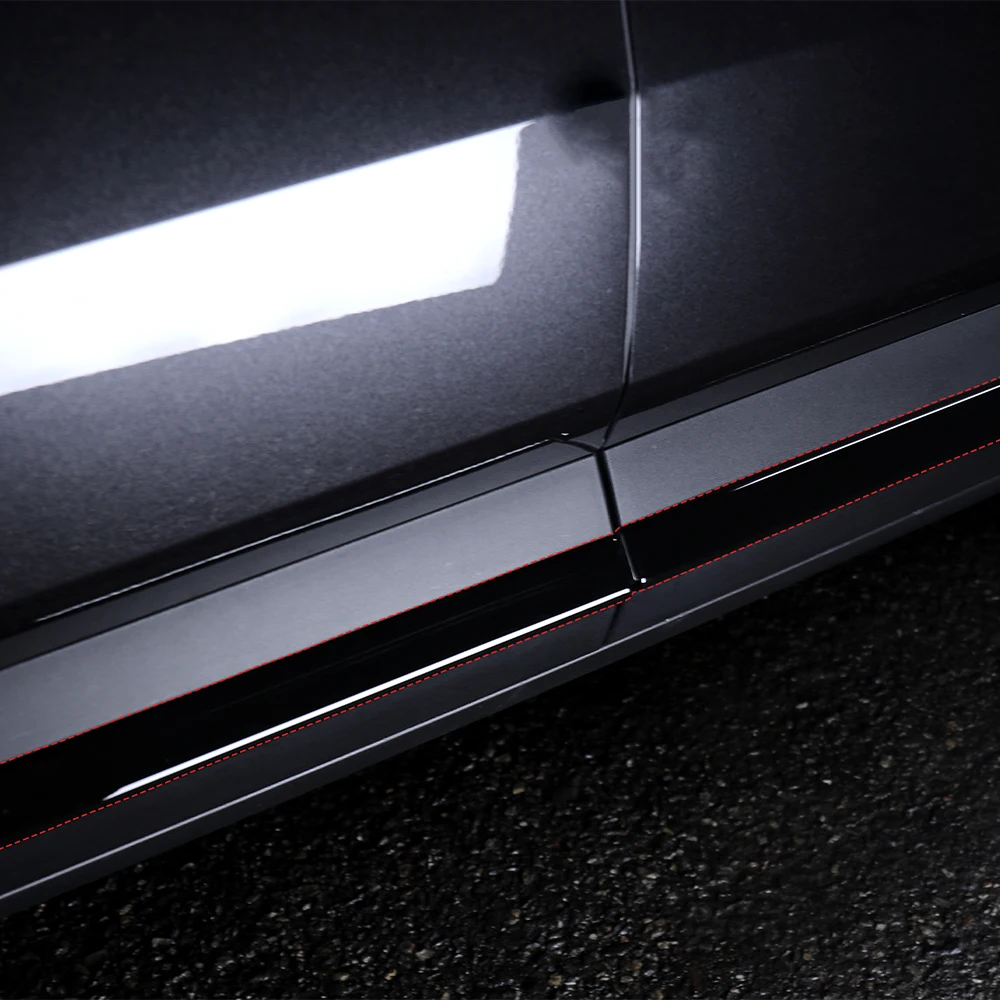 For KIA Carnival 2022-2026 Black Auto Body Styling Kits Decor Moulding Guards Car External Decoration Accessories