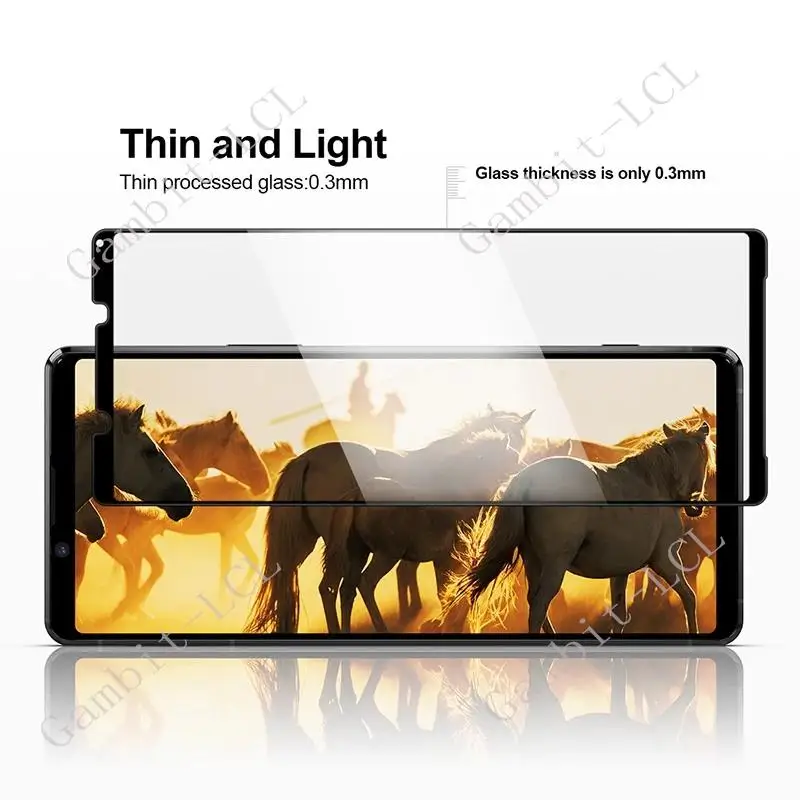 2PCS Original Full Tempered Glass For Sony Xperia 1 IV 10 III Lite Pro-I 5 II Xperia1 5II 10III 1II Screen  Protector Cover Film