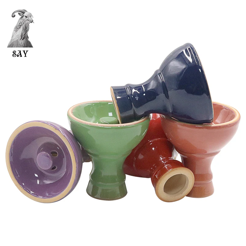 SY 1PC New Style Ceramic Hookah Small Shisha Tobacco Bowl Chicha Narguile Cachimbas Water Pipe Smoking Accessories Gadget Tools