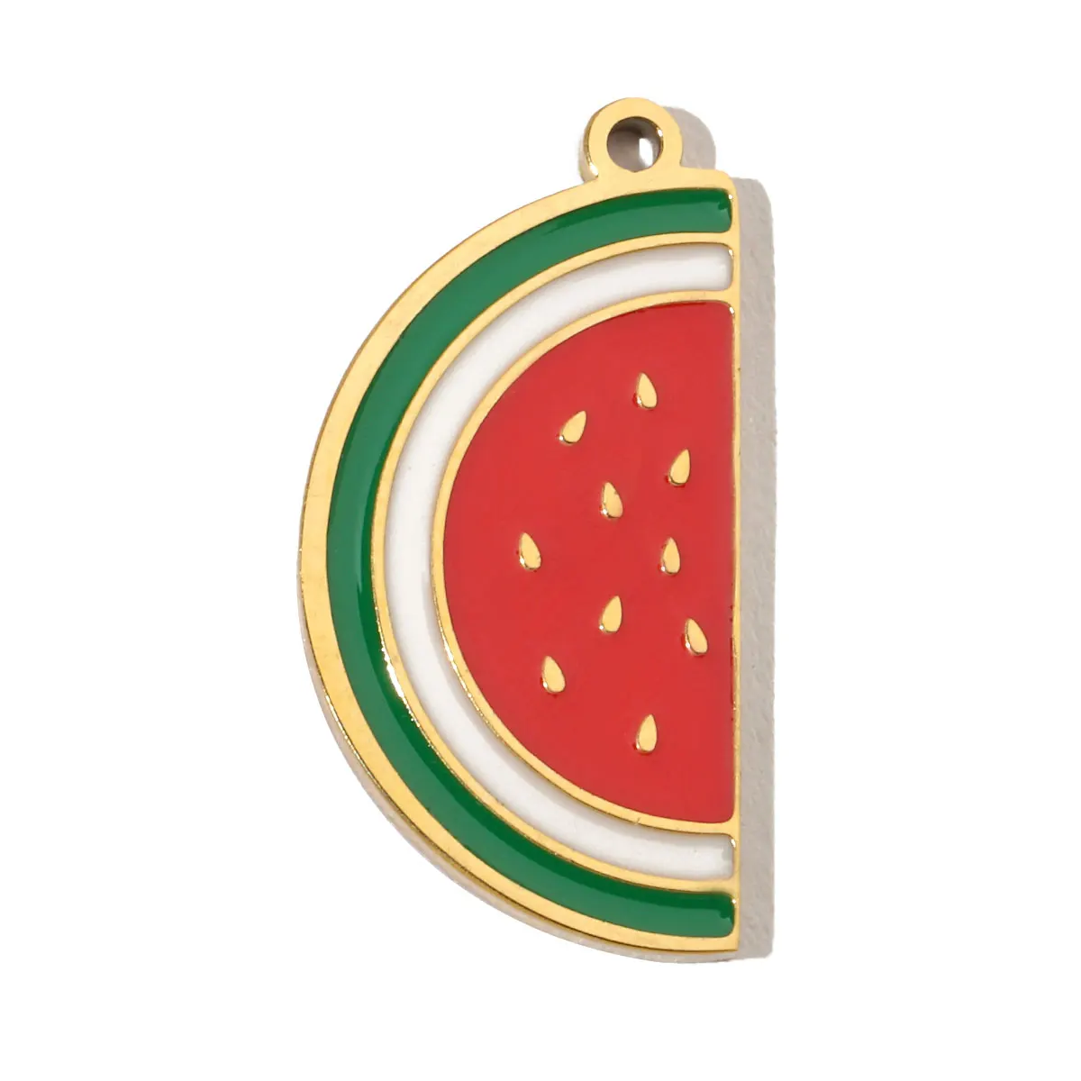 3pcs/Lot Stainless Steel Strawberry Cherry Watermelon DIY Charms Butterfly Cactus Tulip Necklace Pendants Woman Leaf Jewelry