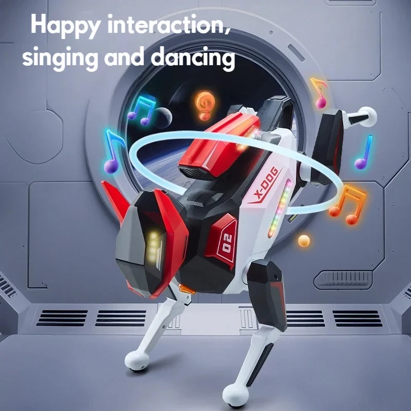 

AI Simulation Robot Dog Intelligent Machine Dog Voice Command APP Control Programming Interactive Performs Acrobatics Robot Dog