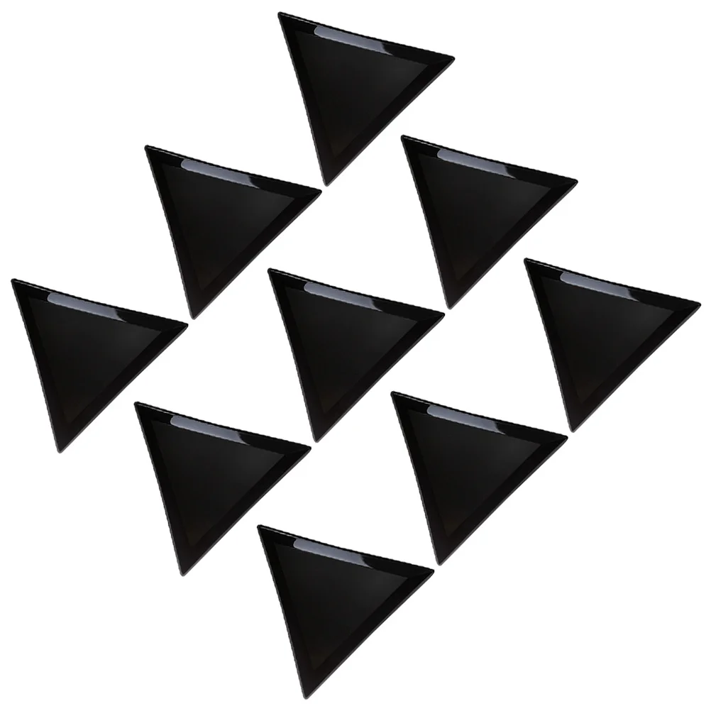 Bandeja de almacenamiento de joyería para manicura, diseño biselado Triangular de gran capacidad para herramientas de técnico de uñas, organizadores, bandejas para manicura, 80 Uds.