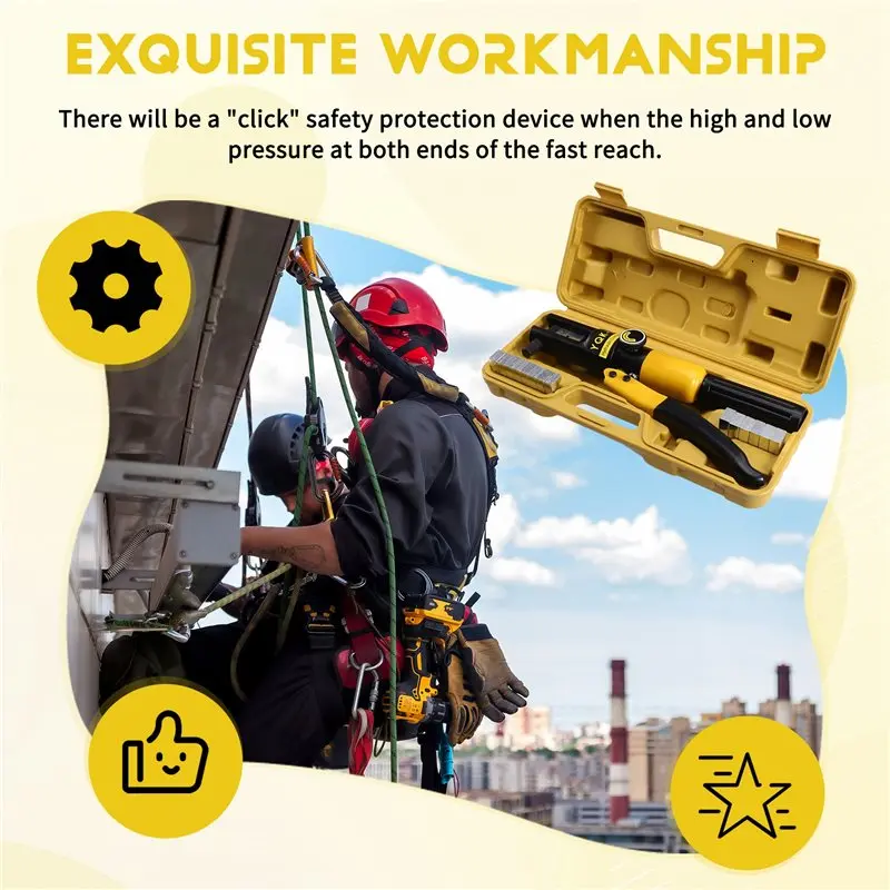 24-Stunden-Lieferung 4-300 mm2 hydraulische Crimpzange, YQK-70H Druck 8T hydraulische Heimwerkzeuge, hydraulische Zange DIY-Kabeltange