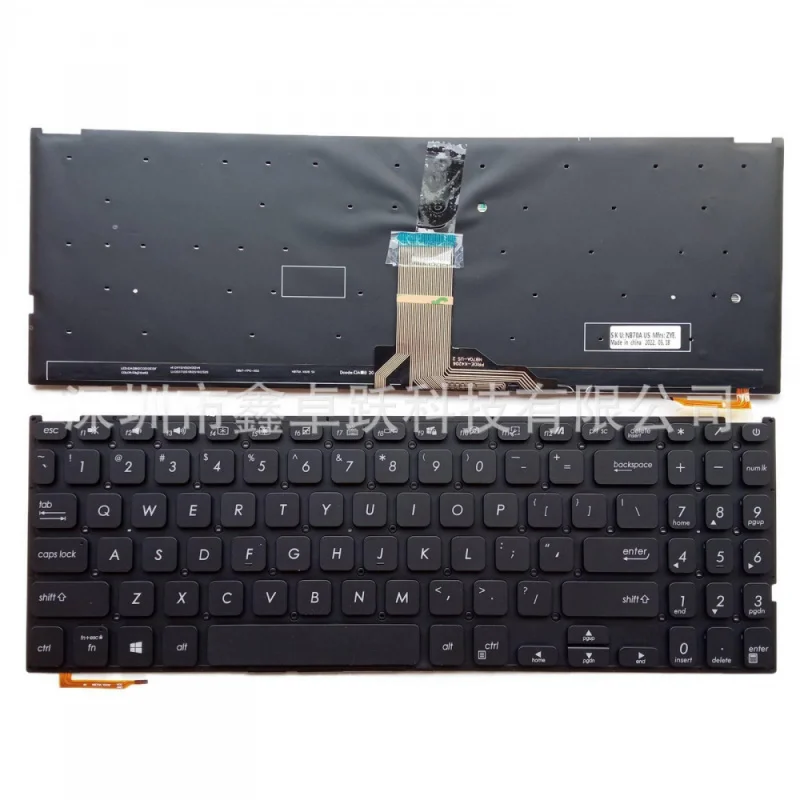 Teclado para ordenador portátil Ss + para Asus F1500E D515D M515 M515U V5200EJ X515JA