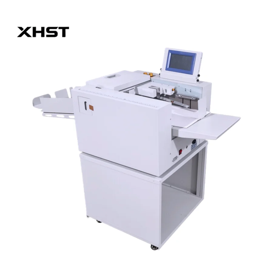 650A Digital Feed Creasing Perforation Machine Automatic Paper Creasing Machine for Making Book Covers Tickets Receipts