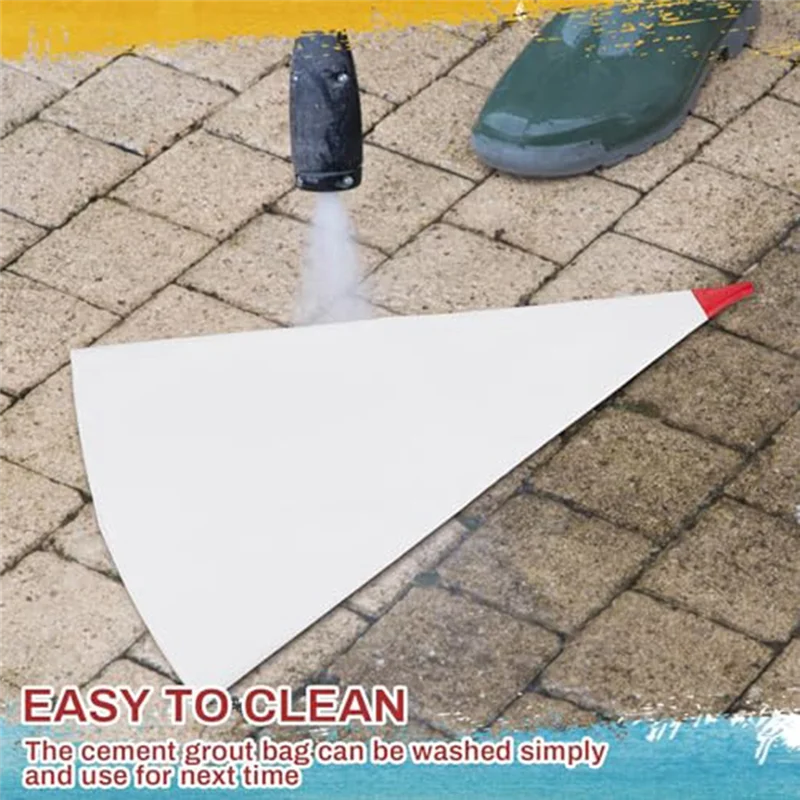 ABRN-10 Stuks Tegelvoegen Metselwerk Mortelzak Met Gegoten Tip Scheur Lekbestendig Zware Vinyl Piping Cementzak