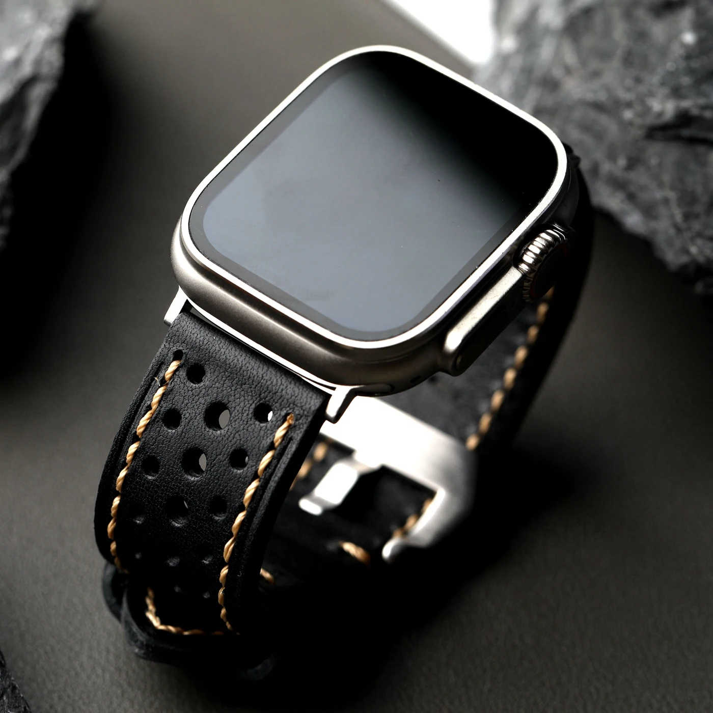 

Итальянский ремешок из воловьей кожи ручной работы, совместимый с Apple Watch Ultra3 S13, кожаный ремешок толщиной 49 мм, 46 мм, 45 мм, ремешок для часов в стиле ретро