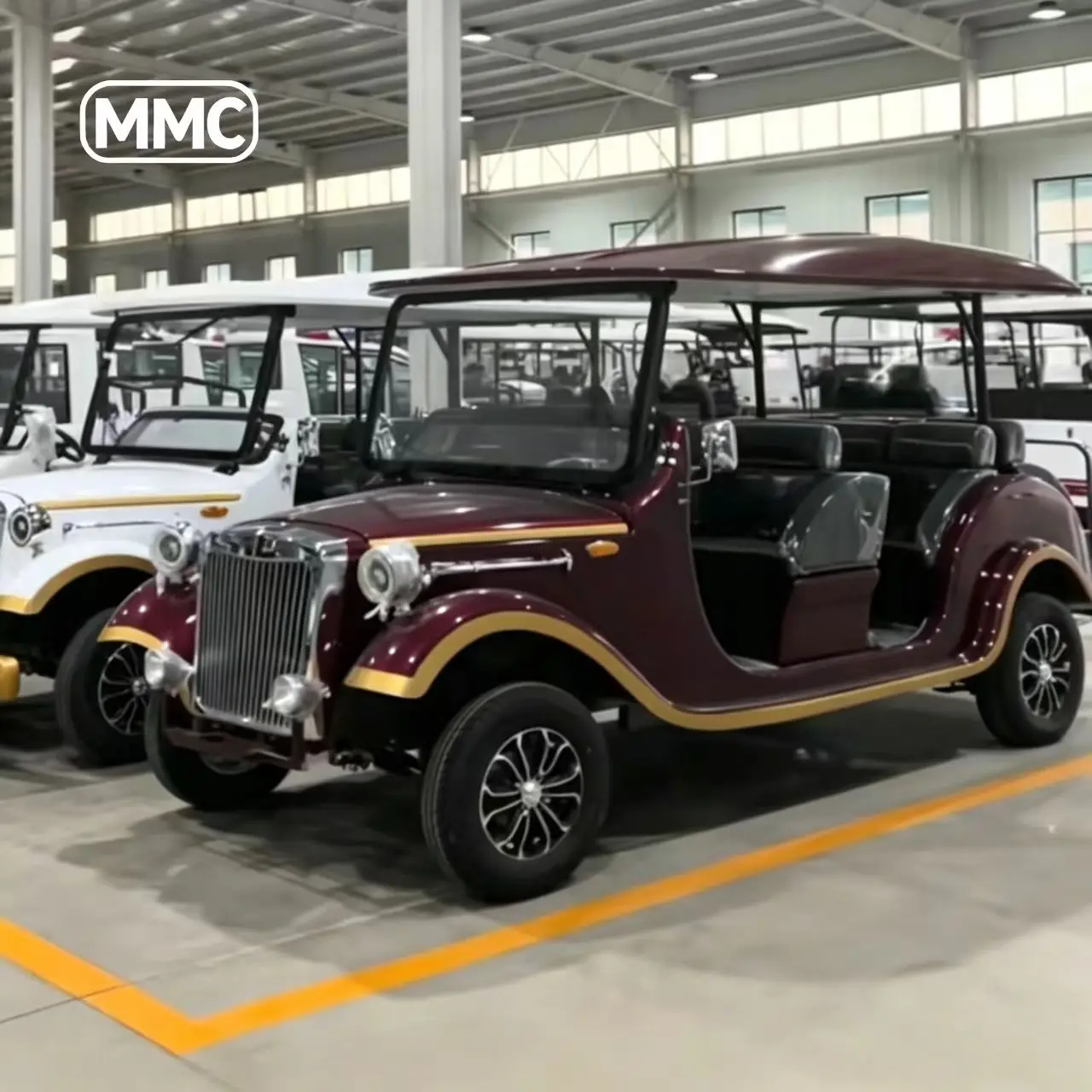 Luxury Classic 4WD Car - 2 4 6-Seater Options - 4000W/5000W/7000W Power - 48V/72V Voltage