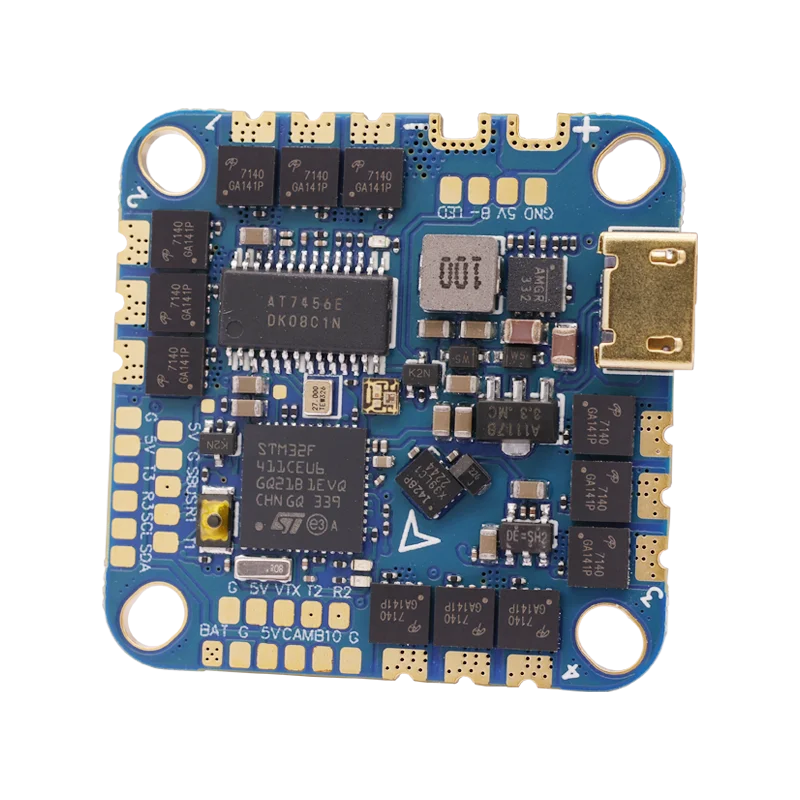 HAKRC F411 4126 AIO Flight Controller BLHELI_S 20A ESC Built-in OSD Barometer Current Sensor 5S For RC FPV Drone