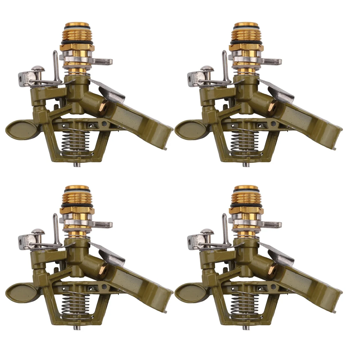 4 Stück Zoll Hochleistungs-Sprinkler kopf, perfekt zum Bewässern von Bewässerungs werkzeugen für große Gartenschlauch-Sprinkler