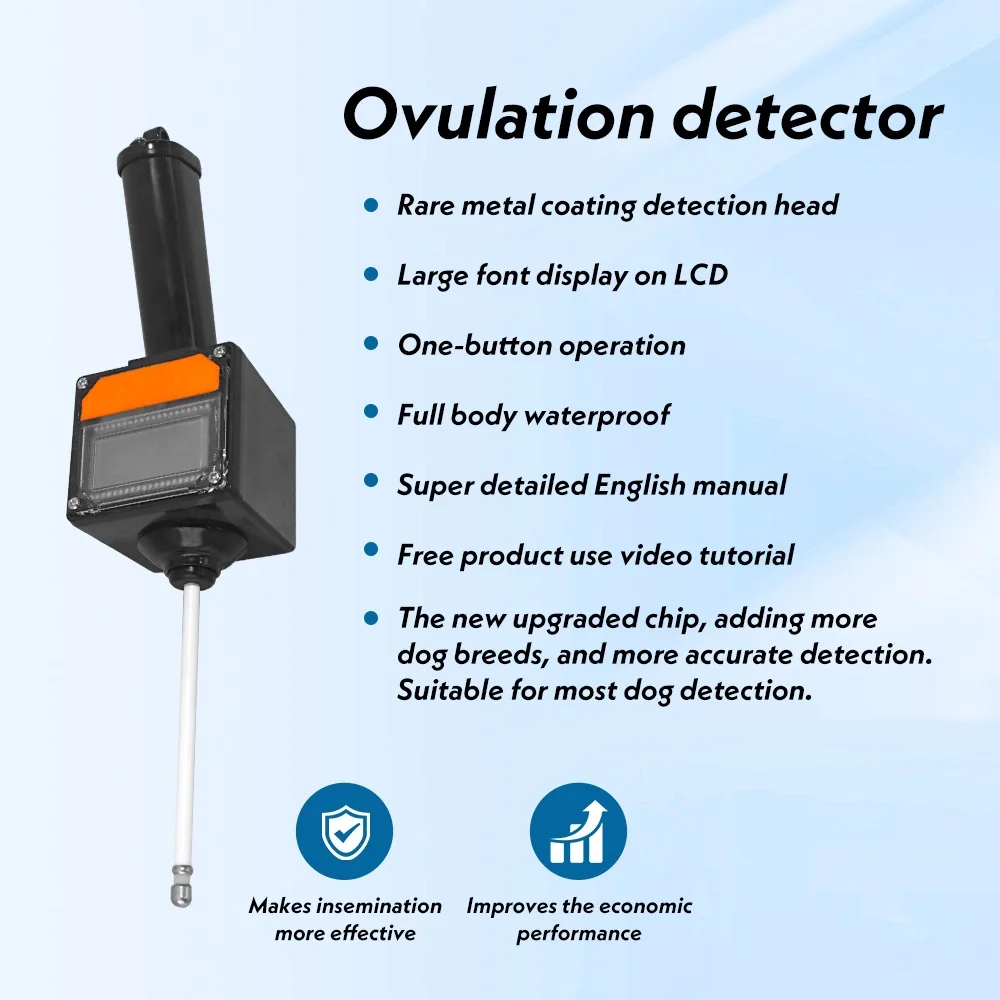 Ovulation Detector Veterinary Livestock Cattle/Pig/Dog Pregnancy Test Kit Reproduction Management Detection of Estrous Period