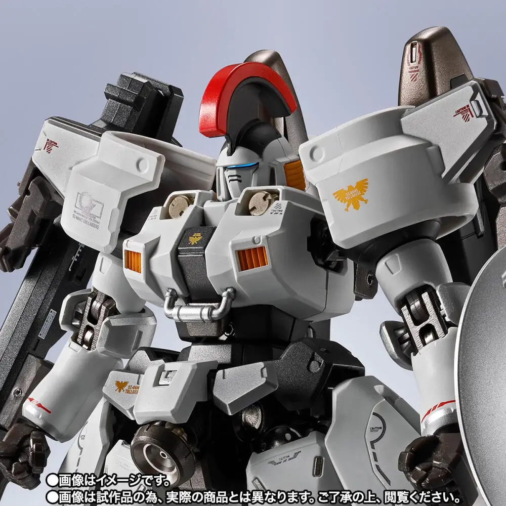 Горячая распродажа! В наличии: Металлическая фигурка Bandai Robot Damashii Mobile Suit Gundam Wing Oz-00Ms Tallgeese. Аниме-модель, подарок.