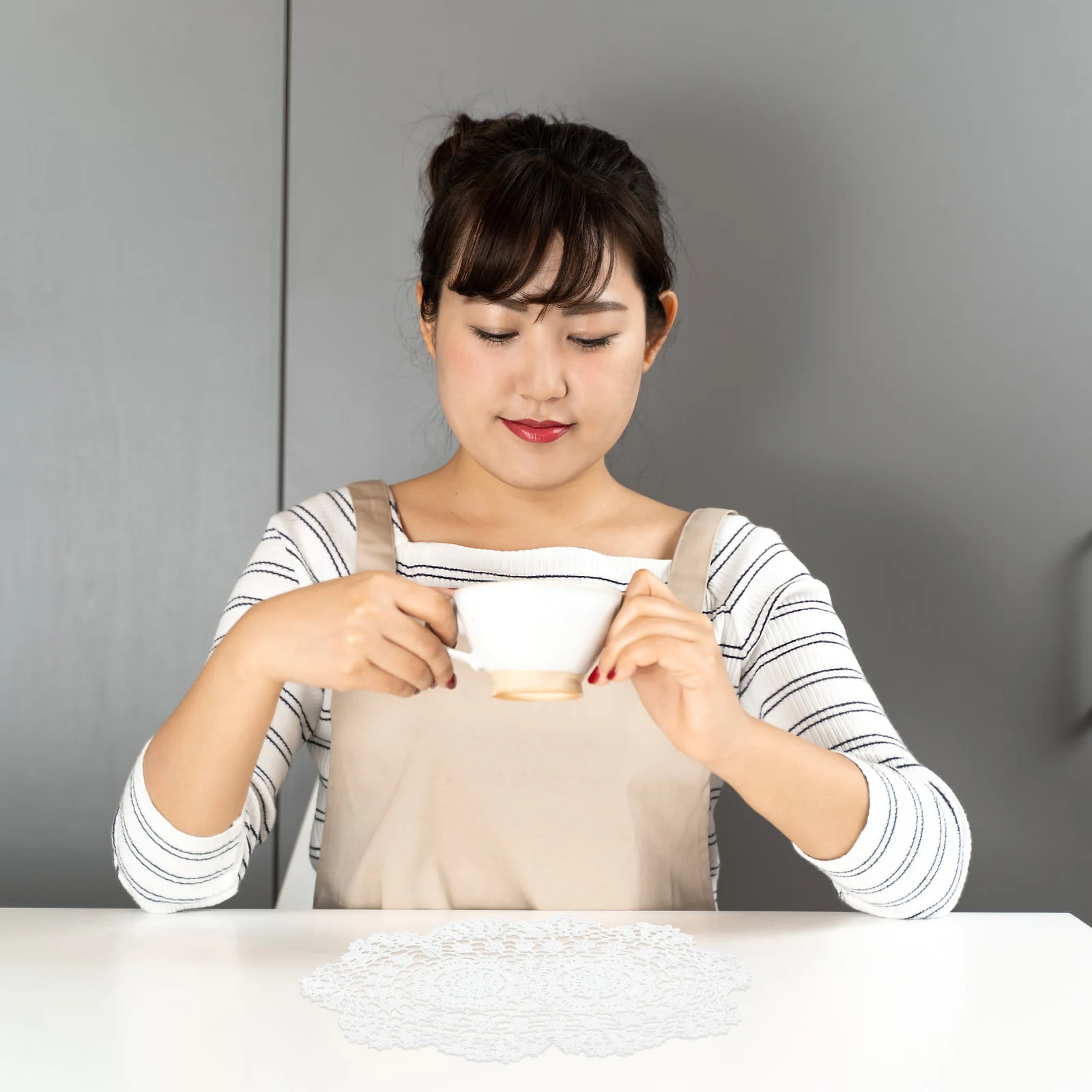 Крючок для столовых приборов, вязаный из хлопка, для обеденного стола