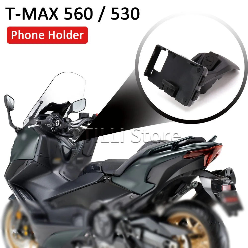 

For Yamaha T-MAX TMAX 560 2020 2021 530 SX / DX 2017 2018 2019 New USB Charging GPS Mobile Phone Holder Stand Navigation Bracket