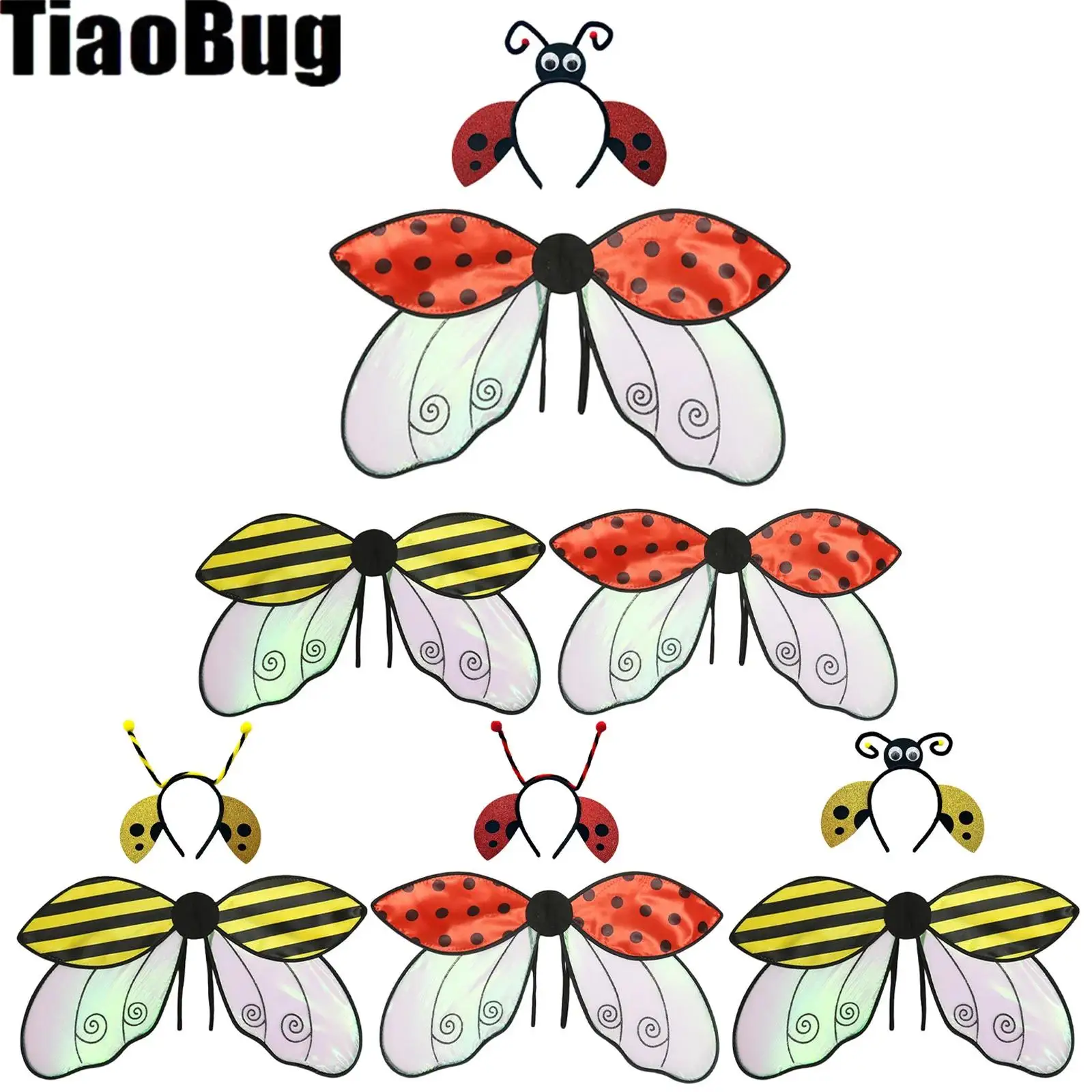 

Милый костюм пчелы для косплея, аксессуары для костюма пчелы, костюм феи, крылья ангела для Хэллоуина и сценических выступлений