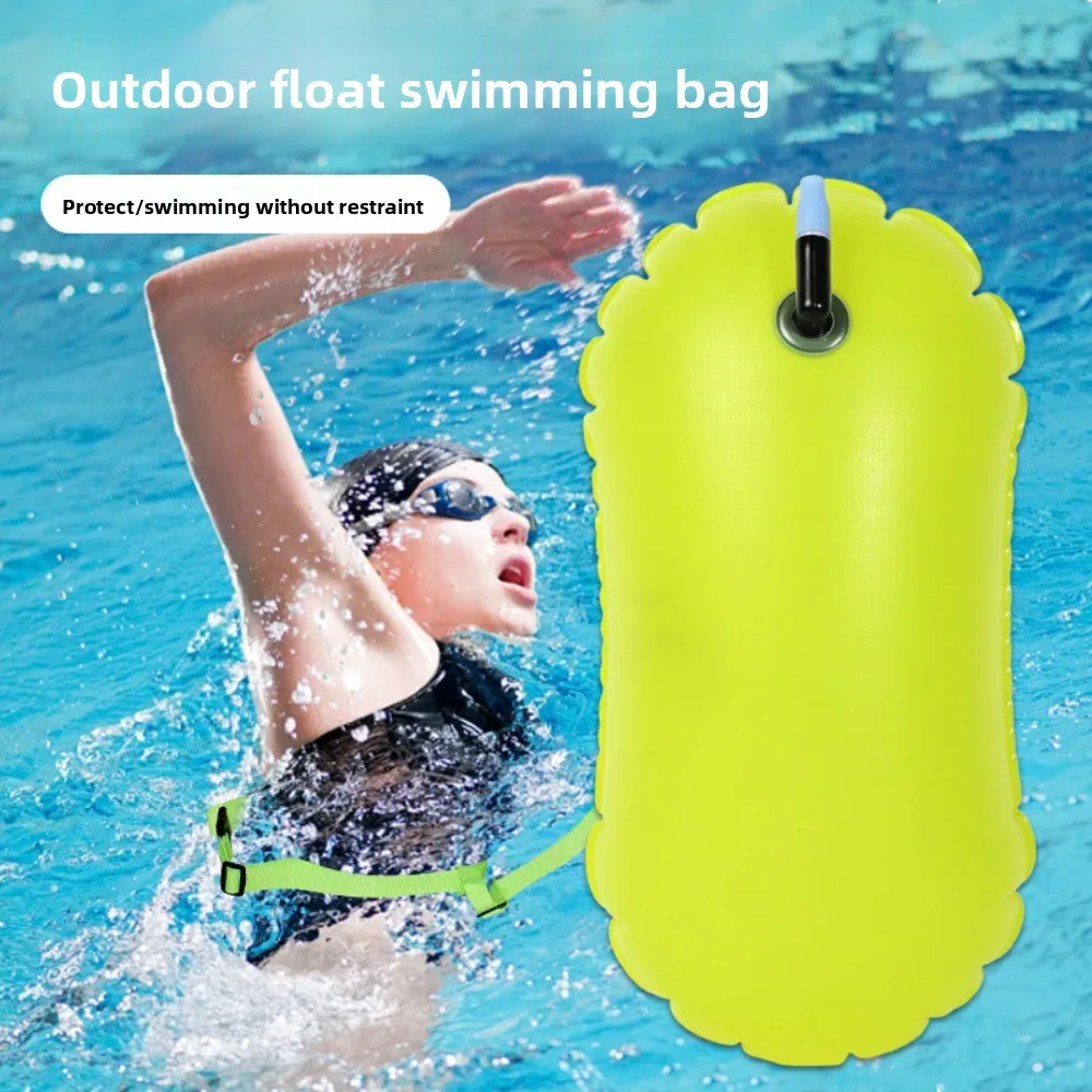 

Water Sport Drift Buoy Buoyancy Bag Float Thickened Swimming Buoy Bag Anti Drowning with Belt Multifunctional Swim Buoy Fishing