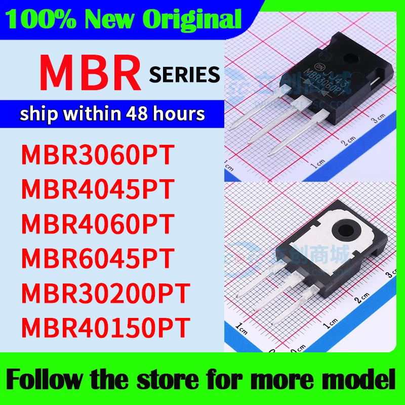 

MBR3060PT MBR4045PT MBR4060PT MBR6045PT MBR30200PT MBR40150PT В наличии 48-часовая доставка