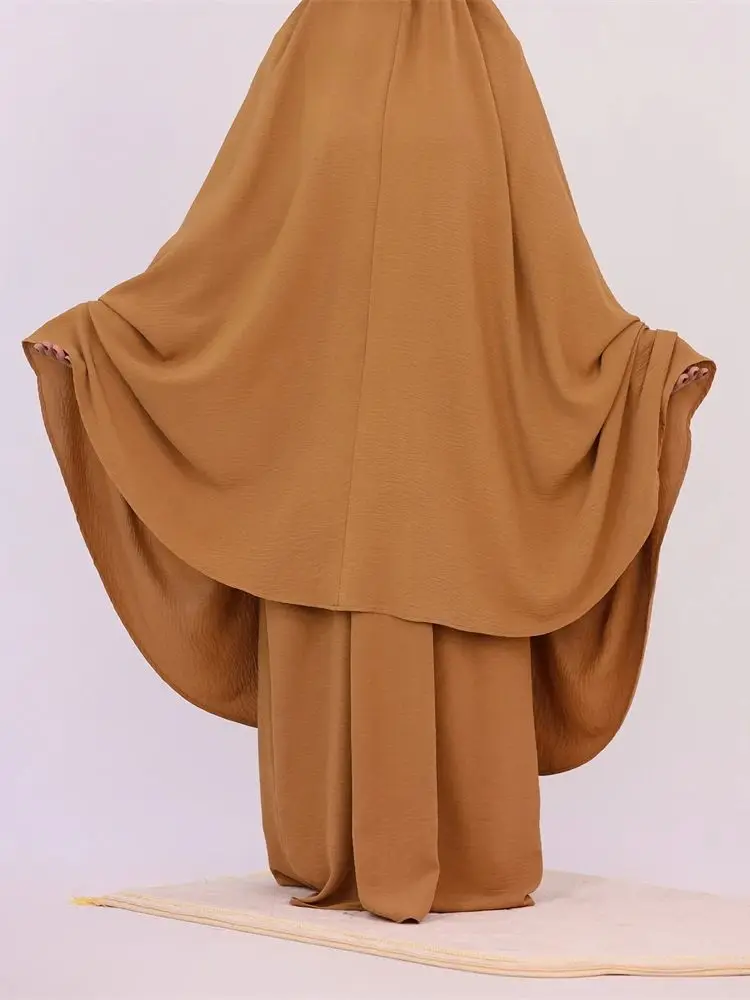 Vestido de Ramadán Khimar para mujer, Abaya de Arabia Saudita, Turquía, Islam, Hijab musulmán, ropa de oración, Kebaya