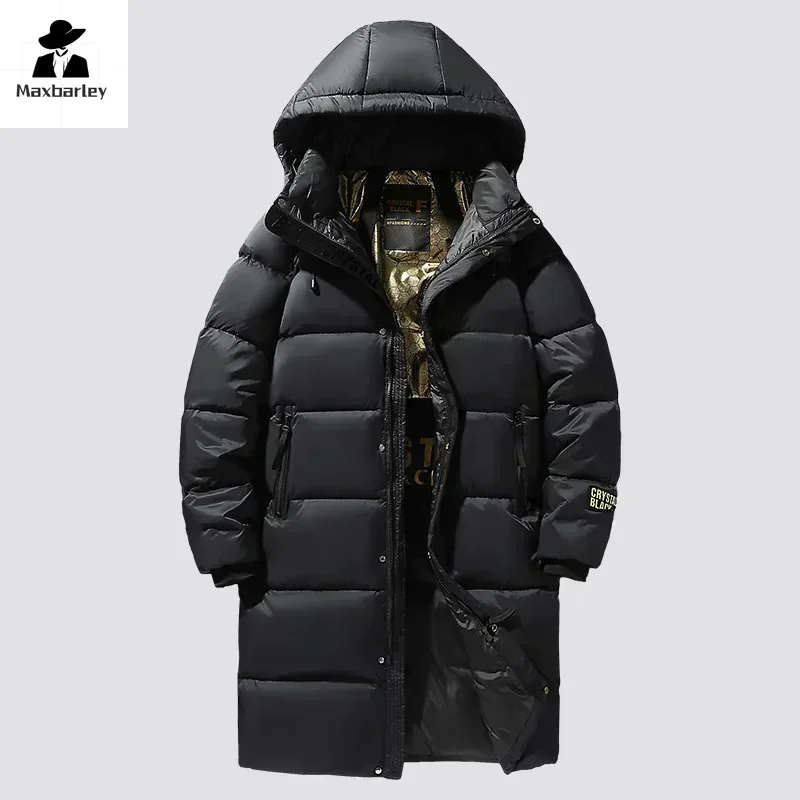 Piumini lunghi invernali donna caldo piumino lungo spesso femminile capispalla Unisex portatile Lady Parka con cappuccio per donna