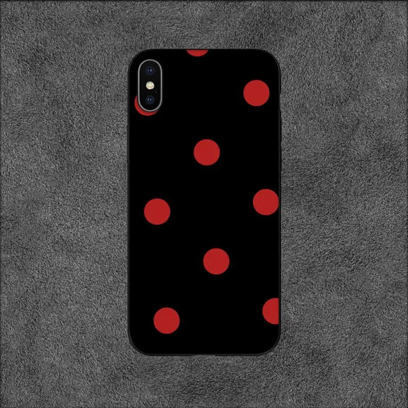 Insect Seven-star ladybug Painted Colourful Phone Case For iPhone 11 12 Mini 13 14 Pro XS Max X 8 7 6s Plus SE XR Shell