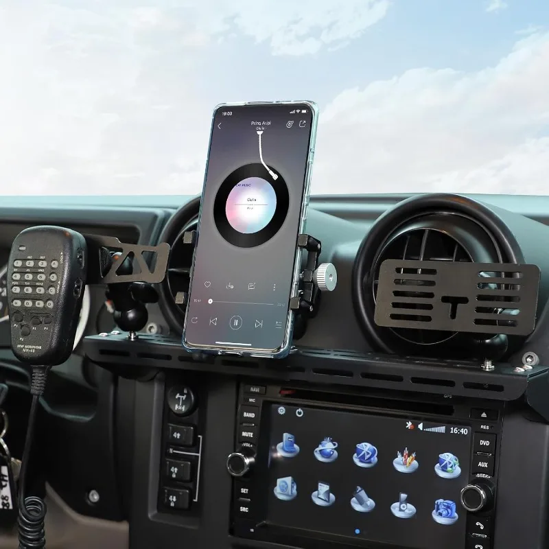 

For Hummer H2 2003-2007 Car Center Control Multifunctional Expansion Mobile Phone Holder Intercom Stand Auto Accessories