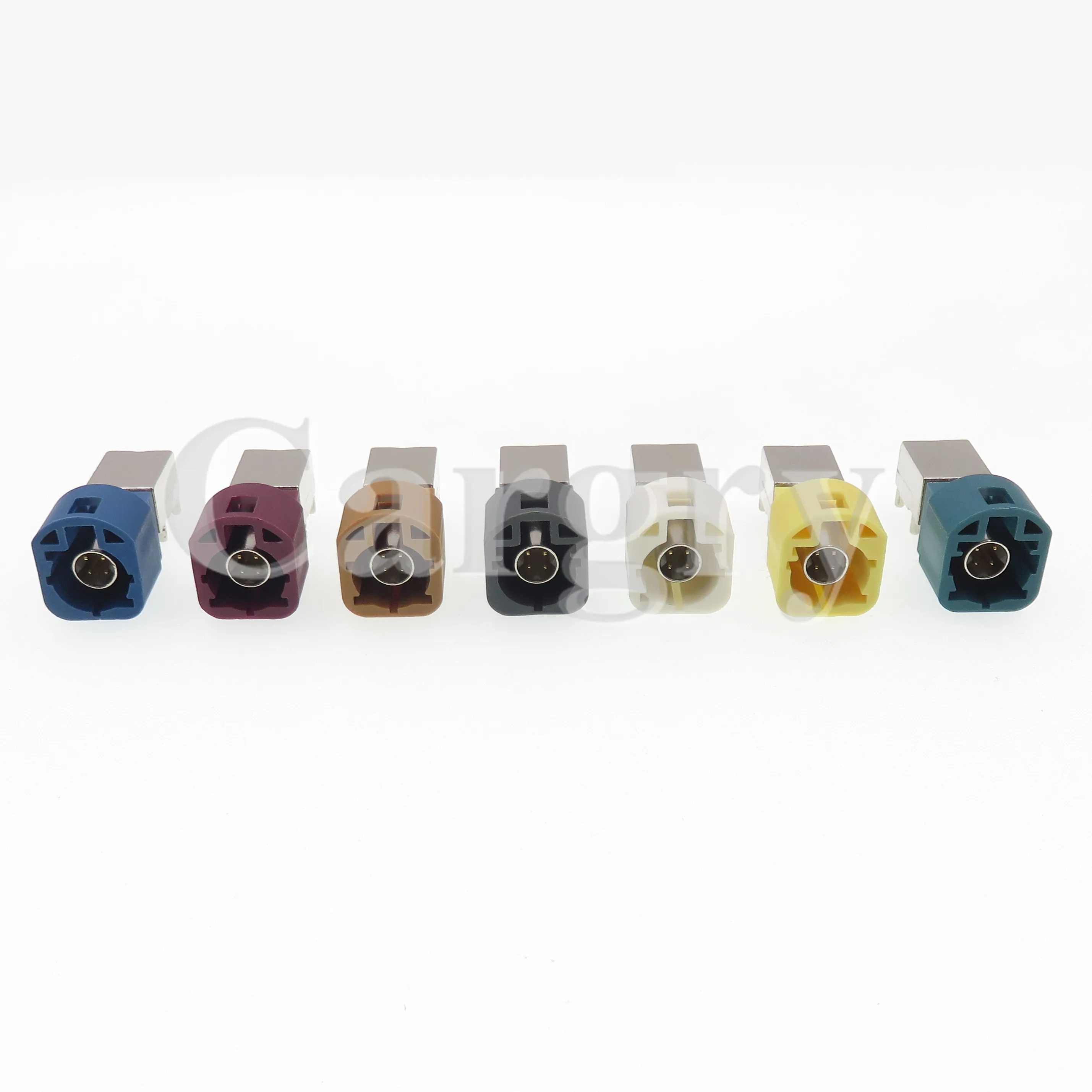 

1 комплект LVDS 4-контактный разъем для печатной платы переменного тока в сборе с изогнутым контактом, автоматический разъем HSD, универсальная автомобильная розетка Fakra