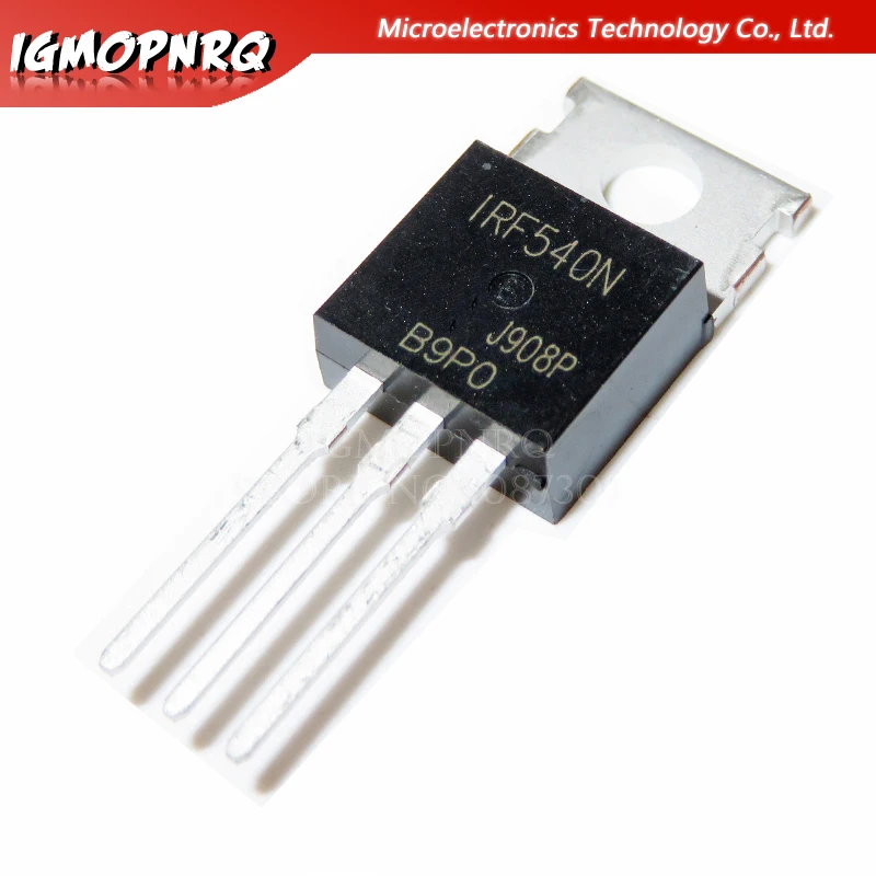 10pcs IRF540N IRF540 IRF540NPBF MOSFET MOSFT 100V 33A 44mOhm 47.3nC TO-220 new original