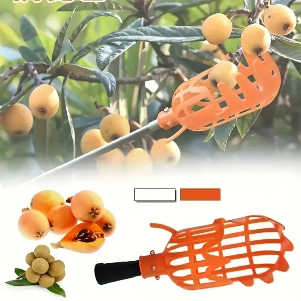 Dispositivo de recogida de jardín de granja, herramientas de jardín, cesta profunda, cabezal recolector de frutas, conveniente para recoger frutas, cosechadora de manzana y melocotón
