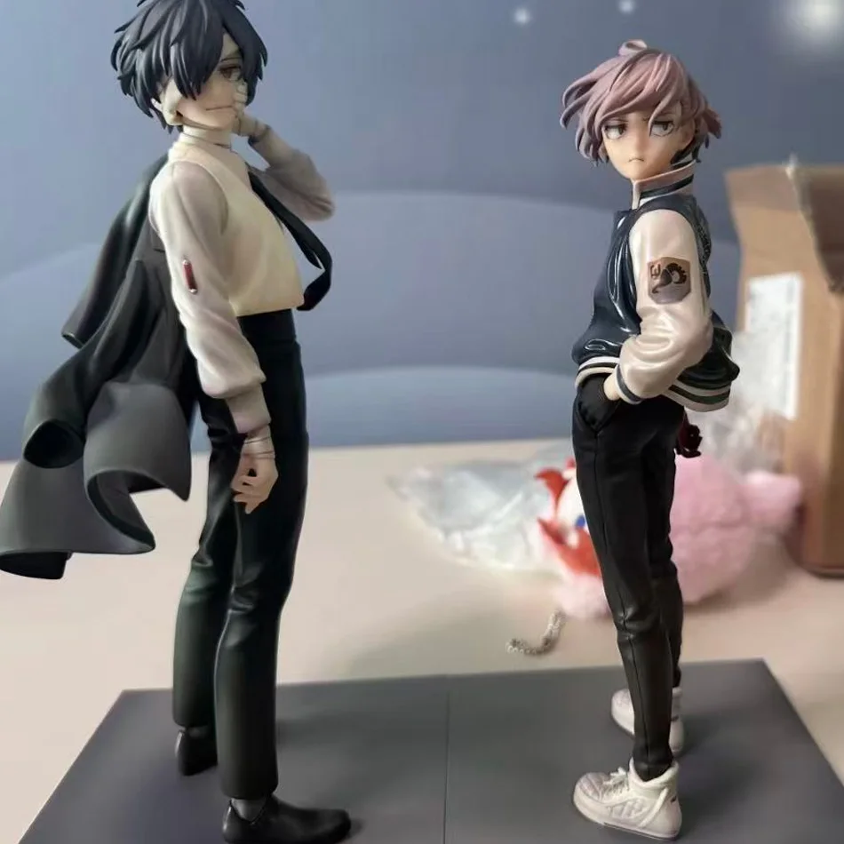 20CM Bungou Stray Dogs Anime-Figur Jugend Dazai Osamu Actionfigur Nakahara Chuuya Figurine PVC Sammlermodell Puppe Spielzeug