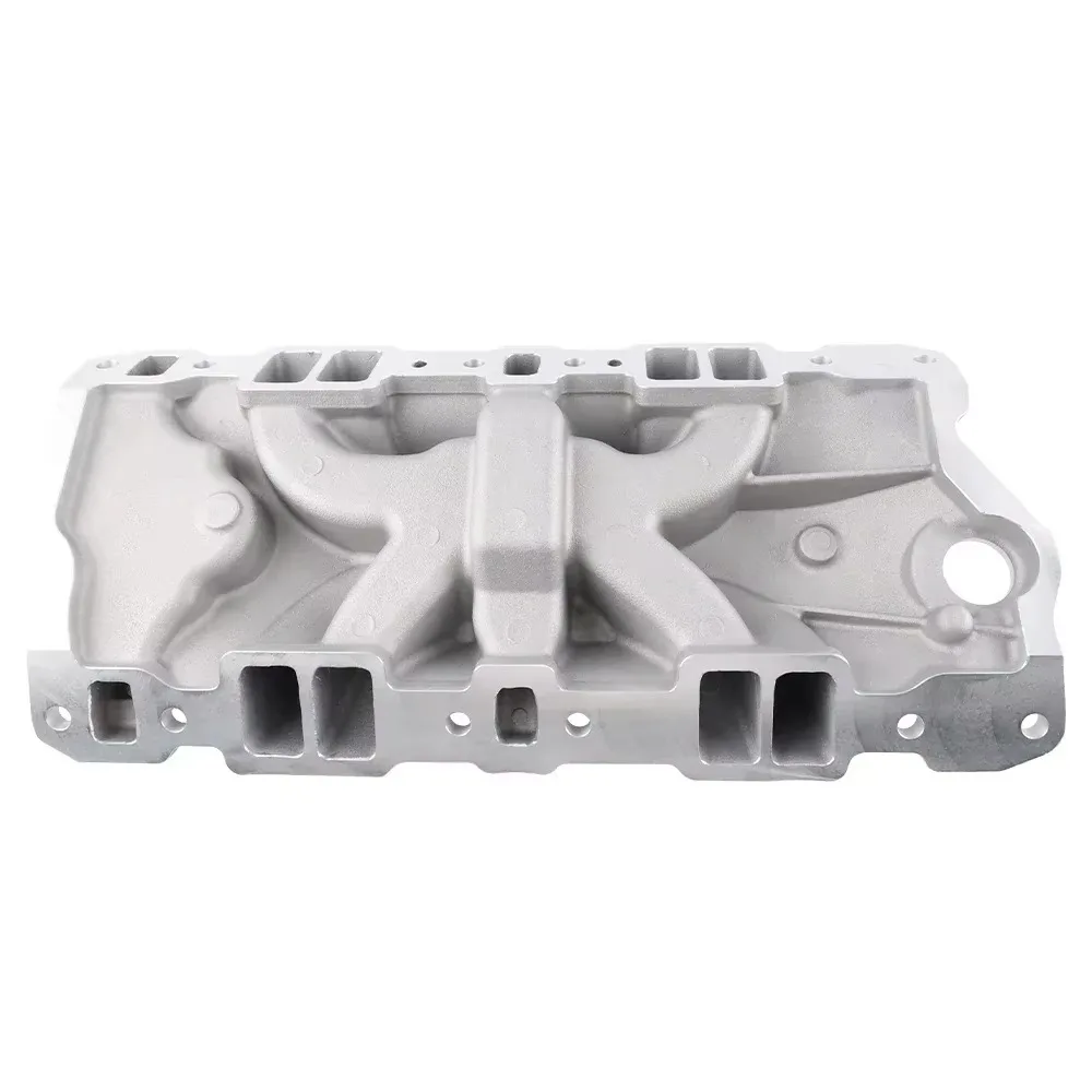 Automotive Retrofit Dual Plane Aluminum Intake Manifold for Chevrolet SBC 305 327 383 V8 1955-86