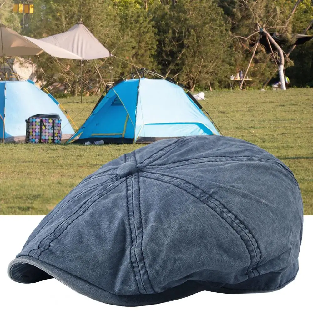 One-size Cool Berets Visor Flat Hat Spring Summer Beret Cap British Style for Holiday