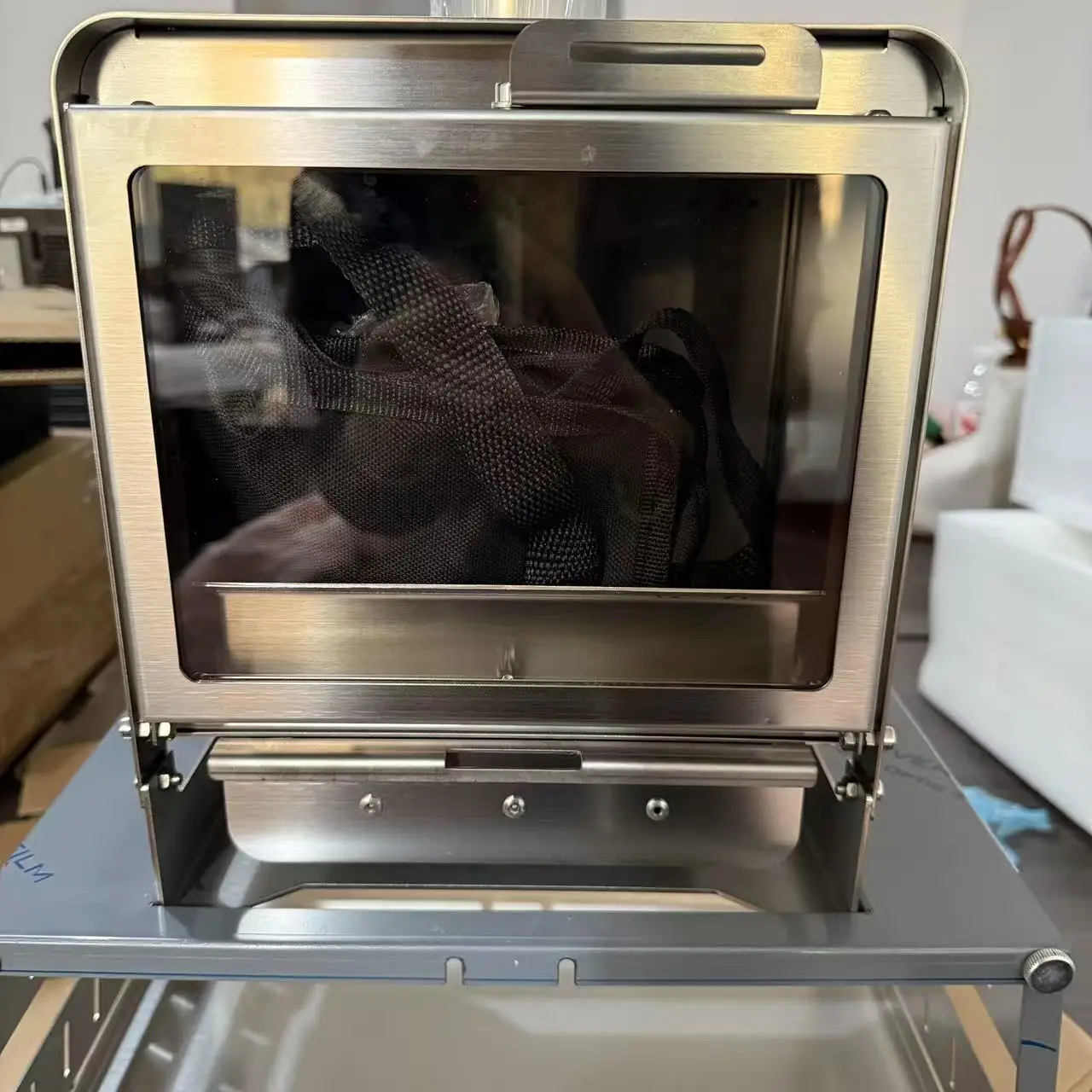 

Роскошная мини-печь на дровах для дома и улицы, походный гриль с высокой теплоотдачей